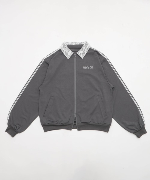 セール】《セットアップ対応◎》レース襟トラックジャケット（ジャージ