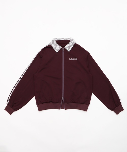 セール】《セットアップ対応◎》レース襟トラックジャケット（ジャージ