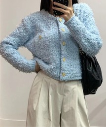 AMAJI（アマジ）の「シャギーニットカーディガン（カーディガン/ボレロ）」