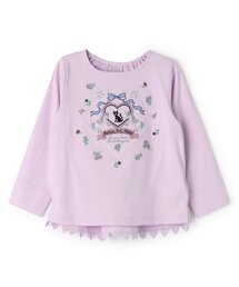 ANNA SUI mini（アナスイ・ミニ）の「ネコドリーミー刺しゅう長袖Tシャツ（Tシャツ/カットソー）」