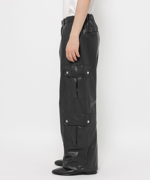 HARE 2way レザーカーゴパンツ HARE(ハレ) | ⠀ 【NEW ARRIVAL】 __ ⁡ 2WAY-ZIPカーゴパンツ