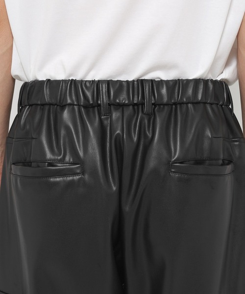 HARE（ハレ）の「【SET UP対応】LUXEレザーカーゴパンツ(HARE