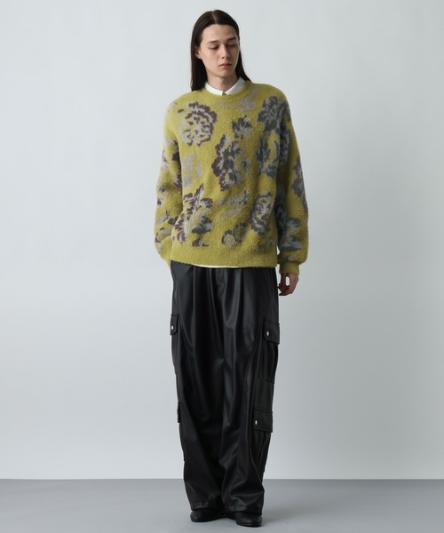 HARE（ハレ）の「【SET UP対応】LUXEレザーカーゴパンツ(HARE)（カーゴパンツ・メンズ・ブラック/グレー系その他/ライトブルー・SMALL/MEDIUM）」の14枚目の写真