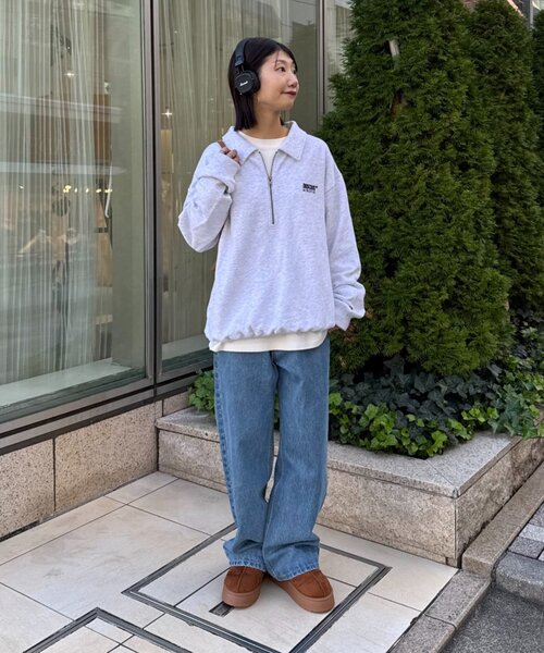 DISCUS（ディスカス）の「【DISCUS】ユニセックス裏毛ハーフジッププル