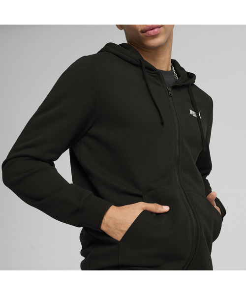 PUMA(プーマ)の「PUMA プーマ メンズ ESS NO.1 ロゴ フーデッド ジャケット(パーカー・メンズ・ブラック/ヘザーグレー・SMALL/MEDIUM/LARGE/XX-LARGE/X-LARGE)」の13枚目の写真