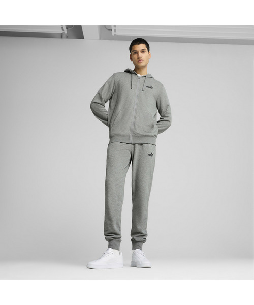 PUMA(プーマ)の「PUMA プーマ メンズ ESS NO.1 ロゴ フーデッド ジャケット(パーカー・メンズ・ブラック/ヘザーグレー・SMALL/MEDIUM/LARGE/XX-LARGE/X-LARGE)」の8枚目の写真