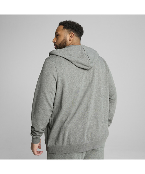 PUMA(プーマ)の「PUMA プーマ メンズ ESS NO.1 ロゴ フーデッド ジャケット(パーカー・メンズ・ブラック/ヘザーグレー・SMALL/MEDIUM/LARGE/XX-LARGE/X-LARGE)」の7枚目の写真