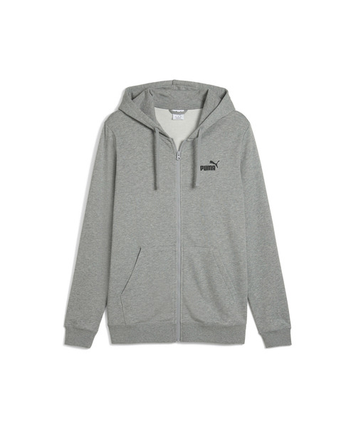 PUMA(プーマ)の「PUMA プーマ メンズ ESS NO.1 ロゴ フーデッド ジャケット(パーカー・メンズ・ブラック/ヘザーグレー・SMALL/MEDIUM/LARGE/XX-LARGE/X-LARGE)」の3枚目の写真