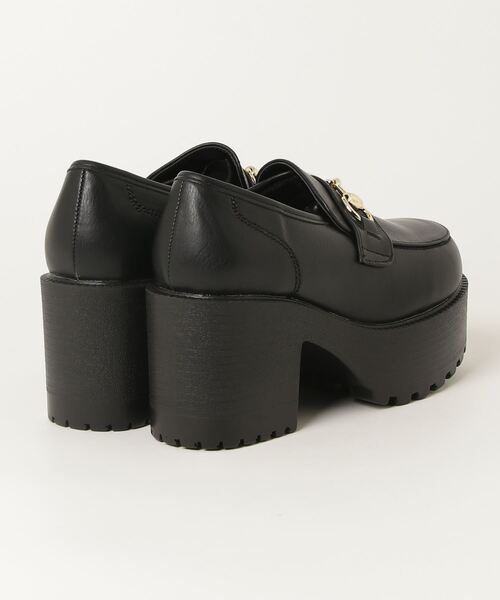 YOSUKE（ヨースケ）の「ヨースケYOSUKEウィメンズ厚底ビットローファー4450001（ローファー・レディース・ワインレッド/ブラック/ブラック×レッド・M/L/LL/S）」の4枚目の写真