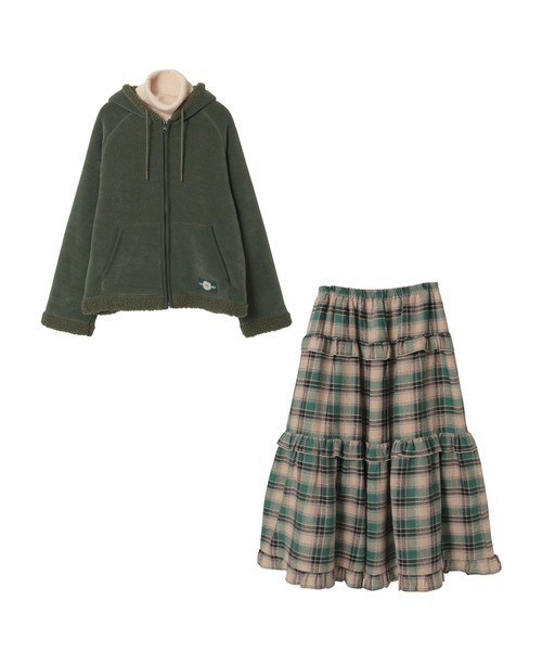 PINK HOUSE(ピンクハウス)の「2025 PINK HOUSE AUTUMN SET(セットアップ・レディース・グリーン系/ネイビー系/レッド系・フリー)」の2枚目の写真