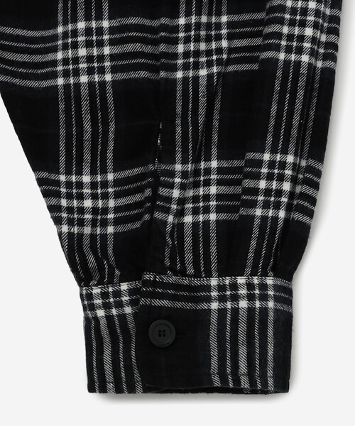 GYMPHLEX（ジムフレックス）の「Gymphlex | ネルチェック フードシャツ MEN（シャツ/ブラウス・メンズ・ブラック系その他/ベージュ系その他・L/M）」の18枚目の写真