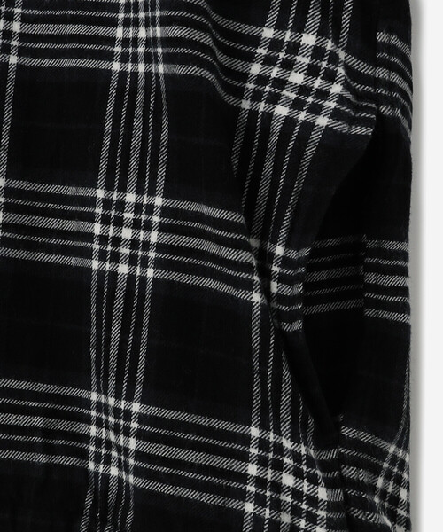 GYMPHLEX（ジムフレックス）の「Gymphlex | ネルチェック フードシャツ MEN（シャツ/ブラウス・メンズ・ブラック系その他/ベージュ系その他・L/M）」の16枚目の写真