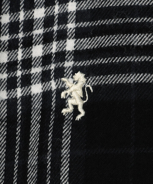 GYMPHLEX（ジムフレックス）の「Gymphlex | ネルチェック フードシャツ MEN（シャツ/ブラウス・メンズ・ブラック系その他/ベージュ系その他・L/M）」の15枚目の写真