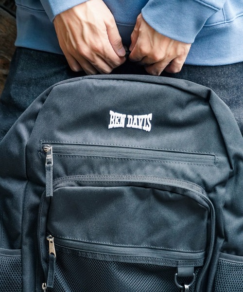 BEN DAVIS(ベンデイビス)の「【BEN DAVIS/ベンデイビス】【最大40Lの大容量】エクスパンダブル バックパック 容量拡張機能 カラビナ・キーホルダー付(バックパック/リュック・メンズ・ブラック/レッド/ブルー・FREE)」の12枚目の写真