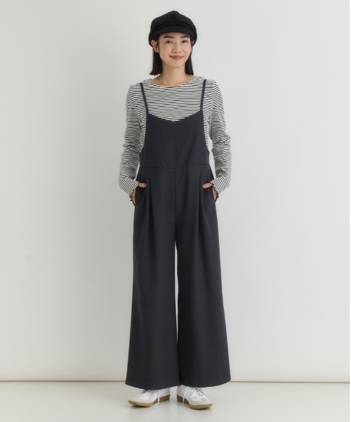 Right-on（ライトオン）の「【HONEYSUCKLE ROSE】リブメローロングスリーブＴシャツ（Tシャツ/カットソー・レディース・オフホワイト/ブラック/ブラック×ホワイト/ブルー・M/L/S）」の14枚目の写真