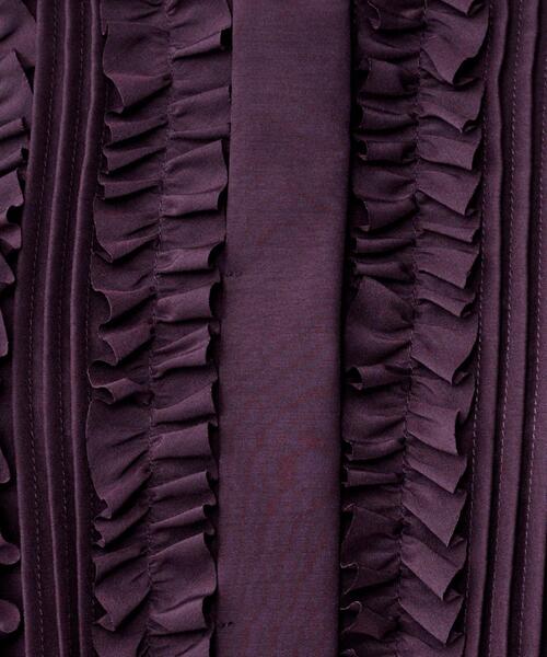 UNTITLED(アンタイトル)の「【1枚で着映え/オンオフ着回し】フリルサテンブラウス(シャツ/ブラウス・レディース・ダークグレー/ダークブラウン/ライトグレー/グリーン系/オフホワイト/パープル系/ブラウン系その他・00/02/04/44/48)」の10枚目の写真