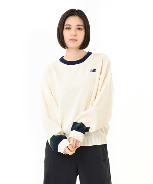 フルオーダー2点 ラインニットプルオーバー（ニット/セーター）｜New Balance