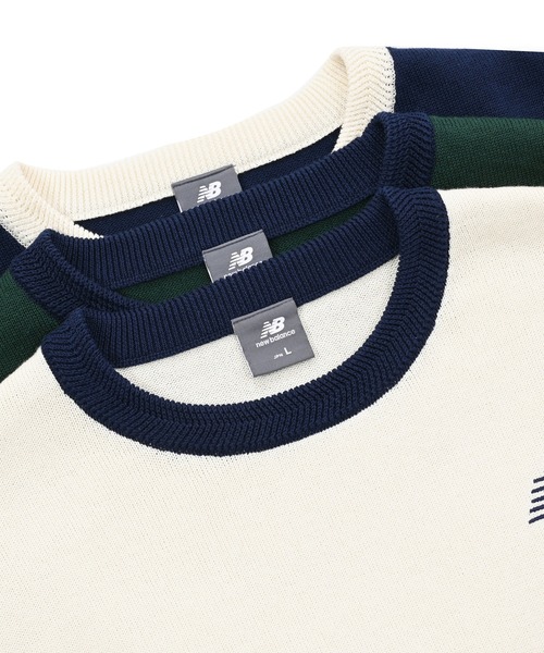 セール】ラインニットプルオーバー（ニット/セーター）｜New Balance