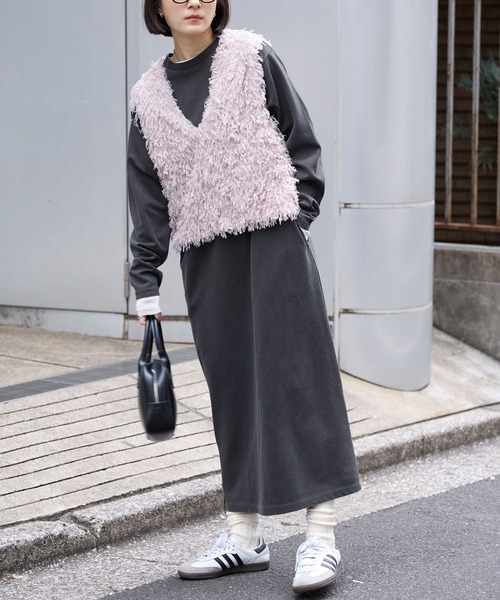 アンチピリング/ウォッシャブル>ヴィンテージライク ダンボール