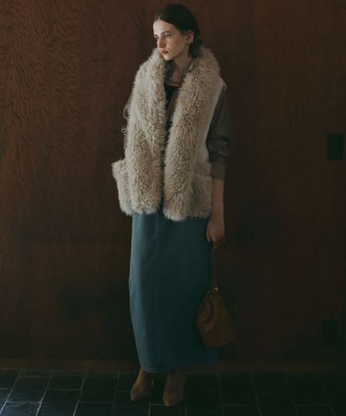 studio CLIP(スタディオクリップ)の「《ウタオ》デニムロングスカート(デニムスカート・レディース・ブルー・LARGE/MEDIUM)」の14枚目の写真