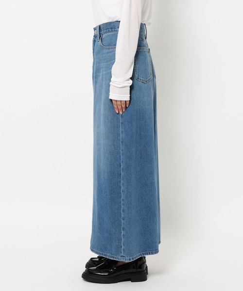 studio CLIP(スタディオクリップ)の「《ウタオ》デニムロングスカート(デニムスカート・レディース・ブルー・LARGE/MEDIUM)」の5枚目の写真