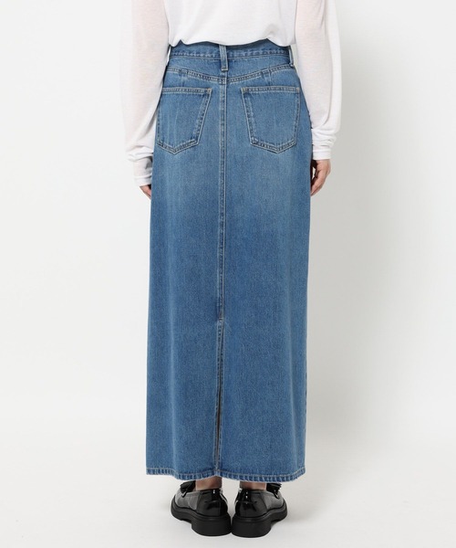 studio CLIP(スタディオクリップ)の「《ウタオ》デニムロングスカート(デニムスカート・レディース・ブルー・LARGE/MEDIUM)」の6枚目の写真