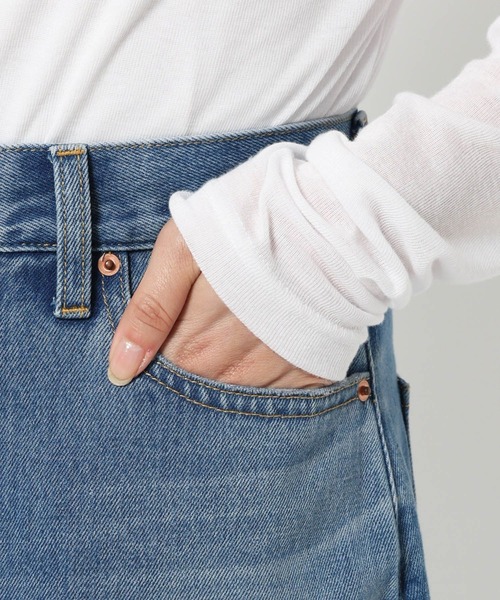 studio CLIP(スタディオクリップ)の「《ウタオ》デニムロングスカート(デニムスカート・レディース・ブルー・LARGE/MEDIUM)」の8枚目の写真