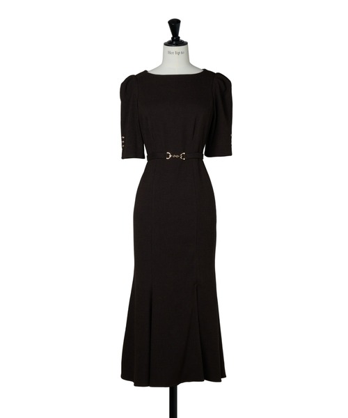 ワンピース herlipto Nuage Airy Dress black M Nuage Airy Dress（ワンピース）｜Her lip to（ハーリップトゥー