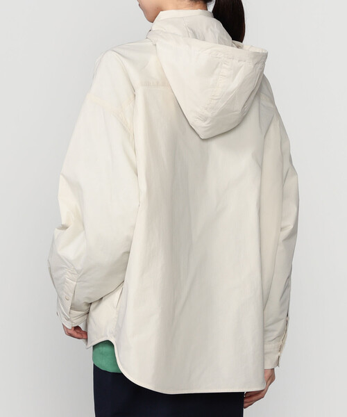 Gymphlex | ハイストレッチ フードシャツジャケット WOMEN（ナイロン