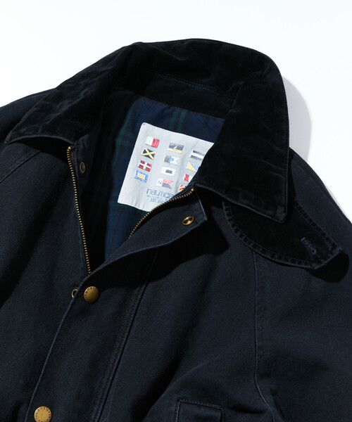 FREAK'S STORE(フリークスストア)の「NAUTICA/ノーティカ クラッシュド ダックロングコート ヴィンテージ(ステンカラーコート・レディース・ブラック/ベージュ・フリ-)」の14枚目の写真