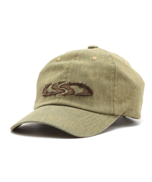 atmos pink(アトモスピンク)の「atmos pink Unevenness Cap / アトモス ピンク アンイーブンネス キャップ(キャップ・レディース・ブラック/カーキ/ブラウン・FREE)」の2枚目の写真