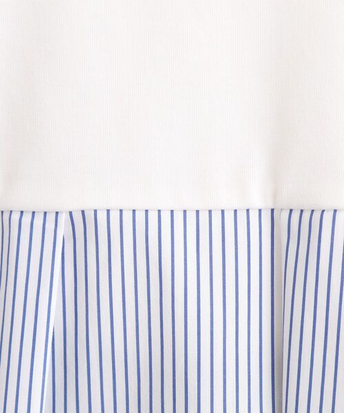 grove（グローブ）の「裾切替タックペプラムTシャツ（Tシャツ/カットソー・レディース・ブラック/オフホワイト/ブルー系その他4・02/01/04/03/05）」の15枚目の写真