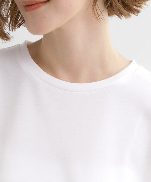 grove（グローブ）の「裾切替タックペプラムTシャツ（Tシャツ/カットソー・レディース・ブラック/オフホワイト/ブルー系その他4・02/01/04/03/05）」の19枚目の写真