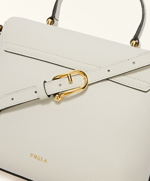 FURLA（フルラ）の「フルラ ムーンライト ハンドバッグ（ショルダーバッグ・レディース・ブラック/バーガンディー/ホワイト/スモークグレー・ONE SIZE）」の7枚目の写真