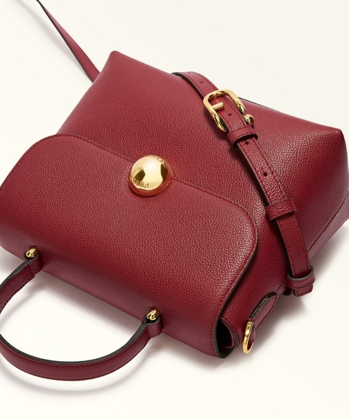 FURLA（フルラ）の「フルラ ムーンライト ハンドバッグ（ショルダーバッグ・レディース・ブラック/バーガンディー/ホワイト/スモークグレー・ONE SIZE）」の19枚目の写真