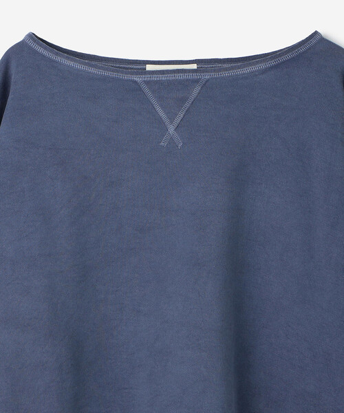 INSCRIRE（アンスクリア）の「INSCRIRE | ショート スウェットプルオーバー WOMEN（スウェット・レディース・カーキ/ライトブルー・M）」の11枚目の写真