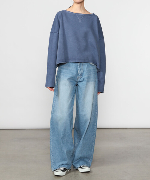 INSCRIRE | ショート スウェットプルオーバー WOMEN（スウェット