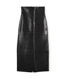 GABRIELA COLL GARMENTS HIGH WAIST LEATHER SKIRT