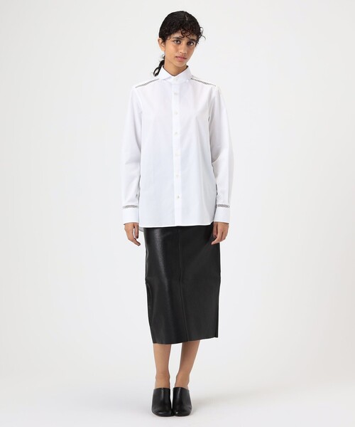 セール】GABRIELA COLL GARMENTS HIGH WAIST LEATHER SKIRT（スカート