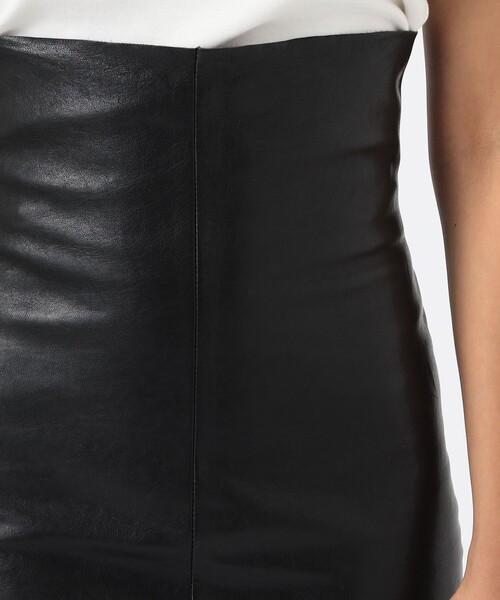 Gabriela Coll Garments(ガブリエラコールガーメンツ)の「GABRIELA COLL GARMENTS HIGH WAIST LEATHER SKIRT(スカート・レディース・ブラック・1)」の6枚目の写真