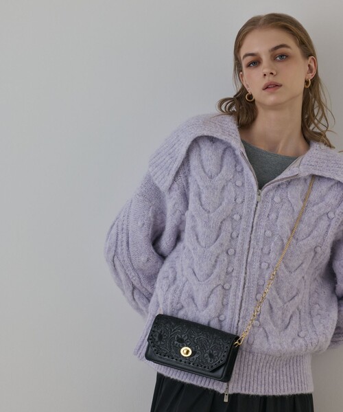 CARVING TRIBES（カービングトライブス）の「Wallet Bag（ショルダーバッグ・レディース・シルバー/ブラック・FREE）」の3枚目の写真