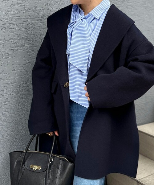 SUPER140リバーショールコート（その他アウター）｜NOLLEY'S Sophi