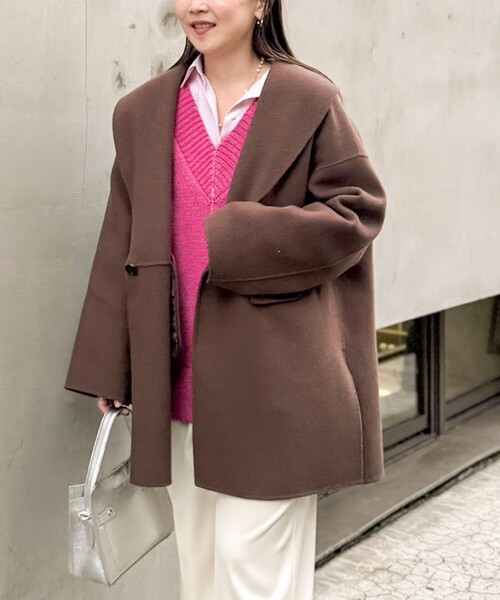 SUPER140リバーショールコート（その他アウター）｜NOLLEY'S Sophi