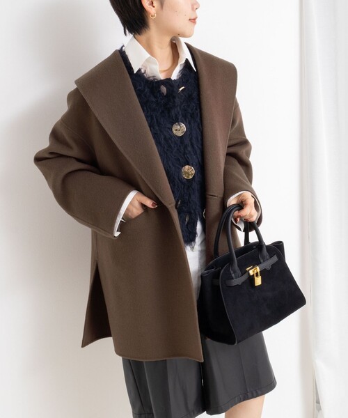 ノーリーズソフィー　SUPER140リバーショールコート ◇【WEB限定カラーあり】SUPER140リバーショールコート 24AW