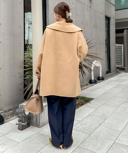 ノーリーズソフィー　SUPER140リバーショールコート 一部WEB限定色】SUPER140リバーショールコート（その他アウター