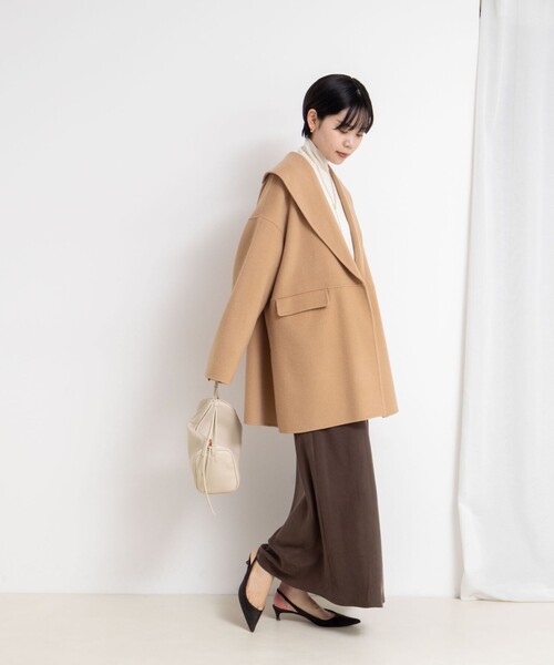 NOLLEY'S sophi SUPER140 リバーショールコート SUPER140リバーショールコート（その他アウター）｜NOLLEY'S Sophi