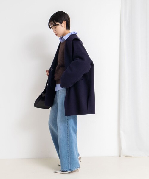 一部WEB限定色】SUPER140リバーショールコート（その他アウター