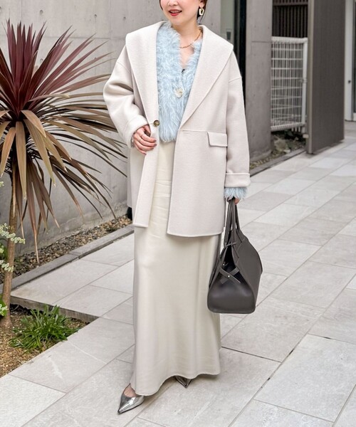 一部WEB限定色】SUPER140リバーショールコート（その他アウター