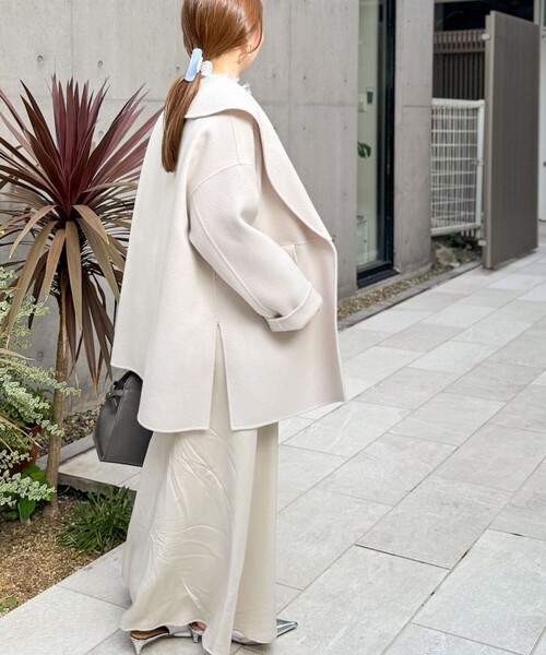 一部WEB限定色】SUPER140リバーショールコート（その他アウター