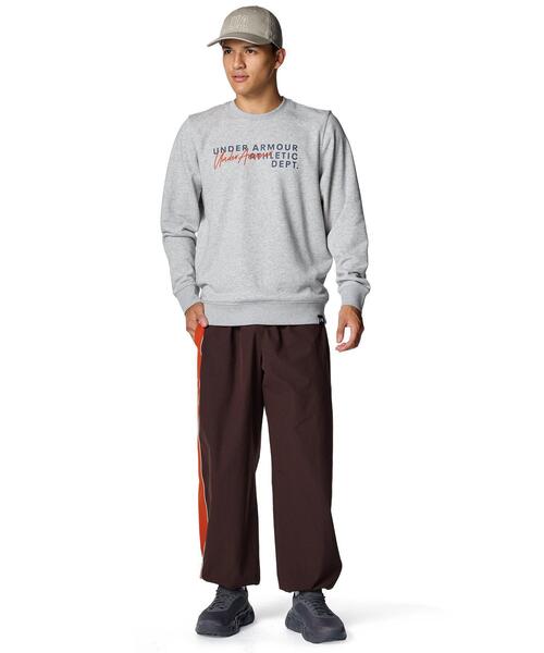 UNDER ARMOUR(アンダーアーマー)の「UAエッセンシャル テリー ノベルティ クルー(ライフスタイル/メンズ)(スウェット・メンズ・グレー・S/3XL/XL/2XL/M/L)」の3枚目の写真